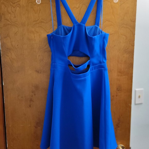 Royal Blue Cocktail Dress -Worn 1x - EU - Picture 3 of 4